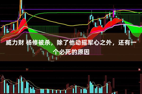 威力财 杨修被杀，除了他动摇军心之外，还有一个必死的原因